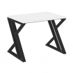 Loft Стол рабочий VR.L-SRZ-1.7 Белый Бриллиант/Металл Черный 980*720*750 Loft Стол рабочий VR.L-SRZ-1.7 Белый Бриллиант/Металл Черный 980*720*750