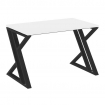 Loft Стол рабочий VR.L-SRZ-2.7 Белый Бриллиант/Металл Черный 1180*720*750
