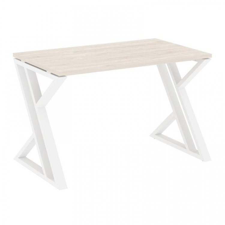 Loft Стол рабочий VR.L-SRZ-2.7 Денвер Светлый/Металл Белый 1180*720*750