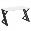 Loft Стол рабочий VR.L-SRZ-3.7 Белый Бриллиант/Металл Черный 1380*720*750
