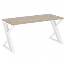 Loft Стол рабочий VR.L-SRZ-4.7 Дуб Аттик/Металл Белый 1580*720*750