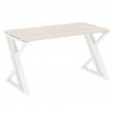 Loft Стол рабочий VR.L-SRZ-3.7 Денвер Светлый/Металл Белый 1380*720*750