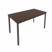 Slim Стол письменный на металлокаркасе С.СП-5 Венге Цаво/Металл Антрацит 1380*720*750