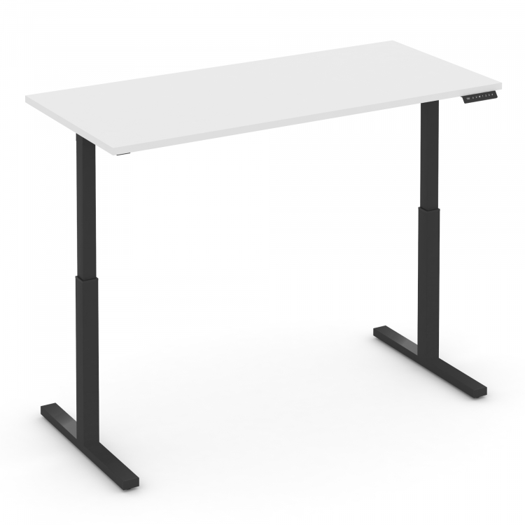 Move up Стол электроподъемный MV.SE-4.7 Белый Бриллиант/Металл Черный 1580*720*720-1190
