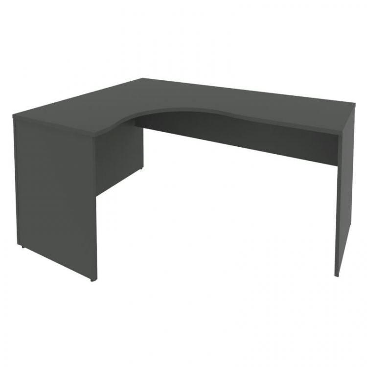 Riva Стол криволинейный левый А.СА-4 (L) Антрацит 1600*1200*750