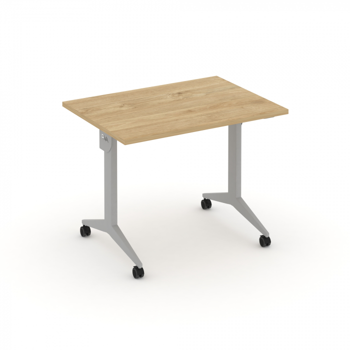 Икс пулл Стол складной мобильный X.M-1.7 Тиквуд Светлый/Металл Серый 980*720*753