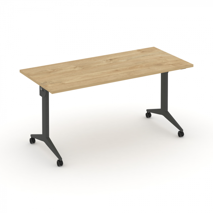 Икс пулл Стол складной мобильный X.M-4.7 Тиквуд Светлый/Металл Антрацит 1580*720*753