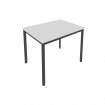 Slim Стол письменный на металлокаркасе С.СП-3 Серый/Металл Антрацит 980*720*750