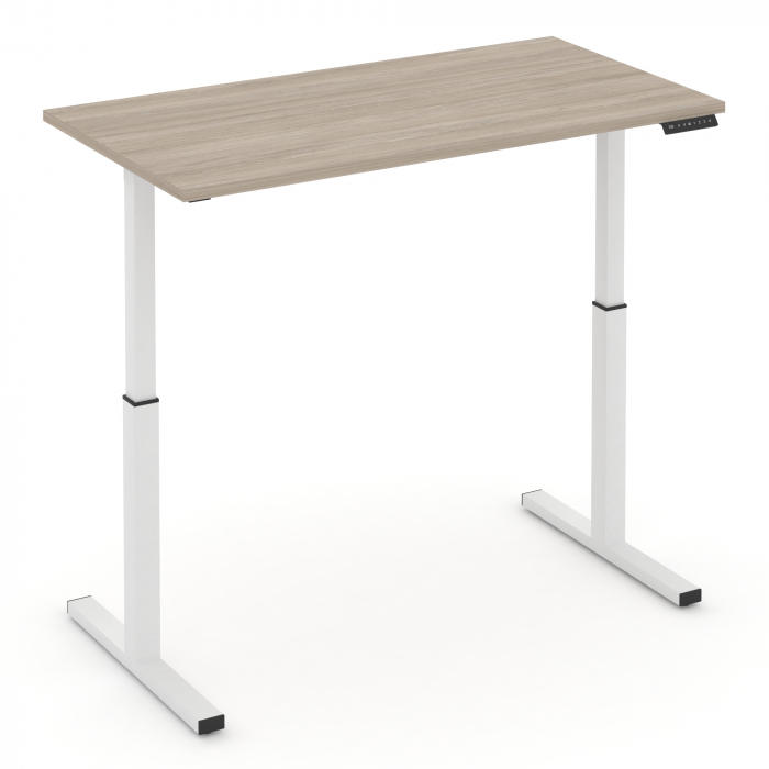 Мув Ап Стол электроподъемный MV.SE-3.7 Дуб Аттик/Металл Белый 1380*720*720-1190