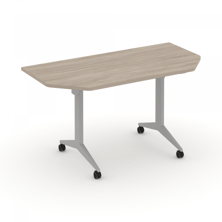 X-Pull Стол складной мобильный X.M-7.T1 Дуб Аттик/Металл Серый 1440*720*753