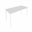 Slim Стол письменный на металлокаркасе С.СП-5.1 Серый/Металл Белый 1380*600*750