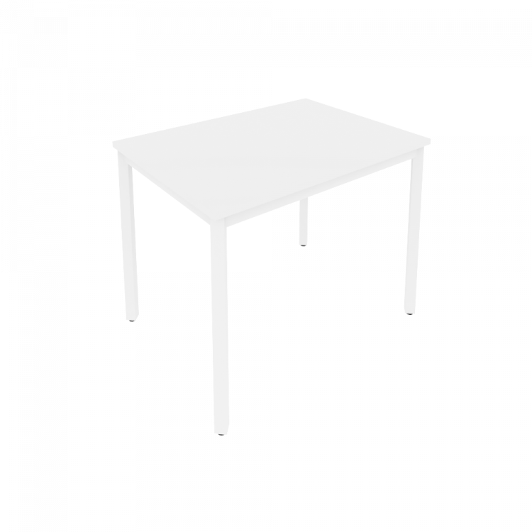 Slim Стол письменный на металлокаркасе С.СП-3 Белый/Металл Белый 980*720*750