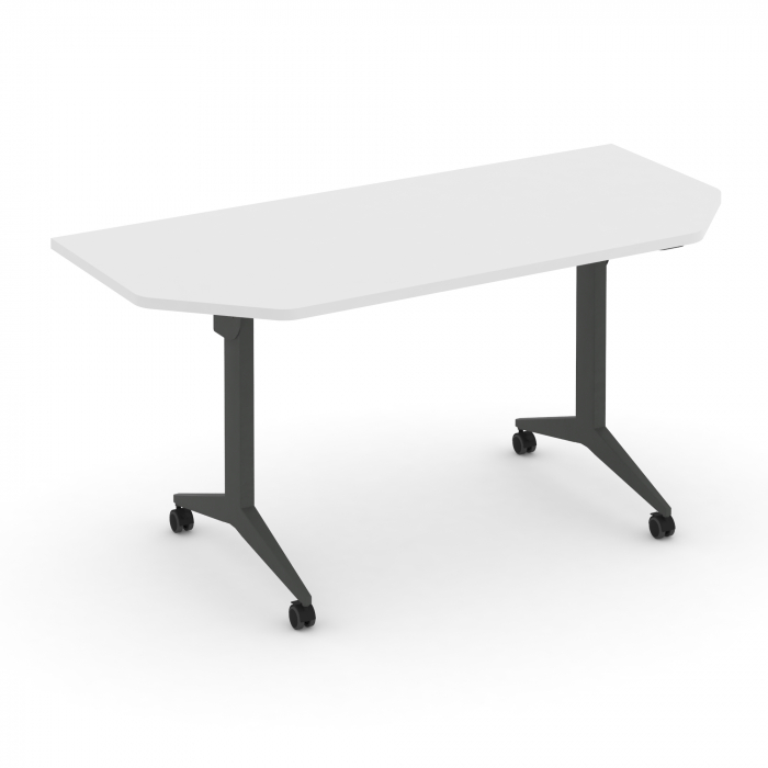 Икс пулл Стол складной мобильный X.M-7.T2 Белый Бриллиант/Металл Антрацит 1580*720*753