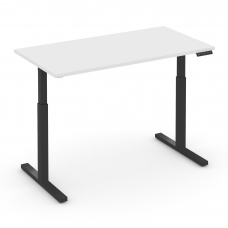 Move up Стол электроподъемный MV.SE-3.7 Белый Бриллиант/Металл Черный 1380*720*720-1190