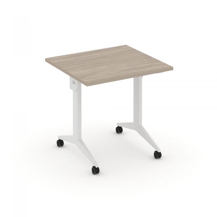 X-Pull Стол складной мобильный X.M-0.7 Дуб Аттик/Металл Белый 780*720*753