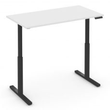 Move up Стол электроподъемный MV.SE-3.7 Белый Бриллиант/Металл Черный 1380*720*720-1190