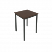 Slim Стол письменный на металлокаркасе С.СП-1.1 Венге Цаво/Металл Антрацит 600*600*750