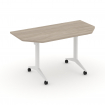 X-Pull Стол складной мобильный X.M-7.T1 Дуб Аттик/Металл Белый 1440*720*753