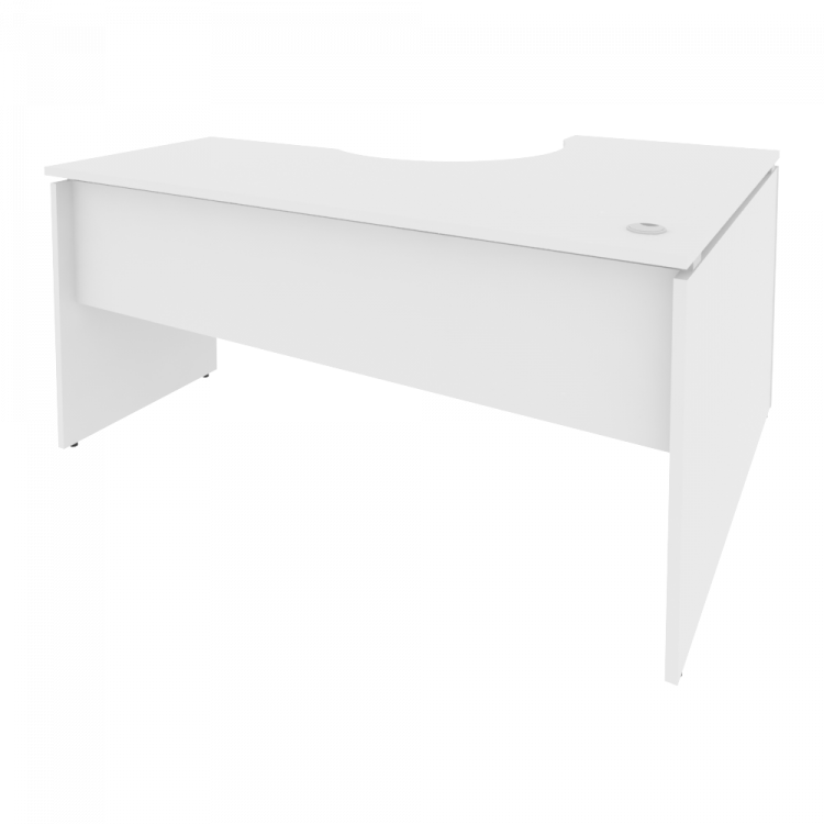 Style Стол криволинейный левый Л.СА-4 (L) Белый 1580*1200*750