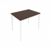 Slim Стол письменный на металлокаркасе С.СП-3 Венге Цаво/Металл Белый 980*720*750