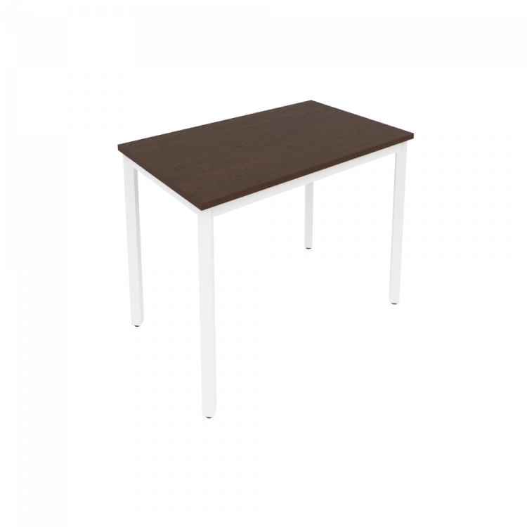Slim Стол письменный на металлокаркасе С.СП-3.1 Венге Цаво/Металл Белый 980*600*750