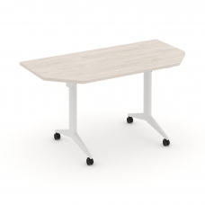 X-Pull Стол складной мобильный X.M-7.T1 Денвер Светлый/Металл Белый 1440*720*753
