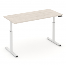 Move up Стол электроподъемный MV.SE-4.7 Денвер Светлый/Металл Белый 1580*720*720-1190