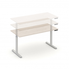 Move up Стол электроподъемный MV.SE-4.7 Денвер Светлый/Металл Белый 1580*720*720-1190