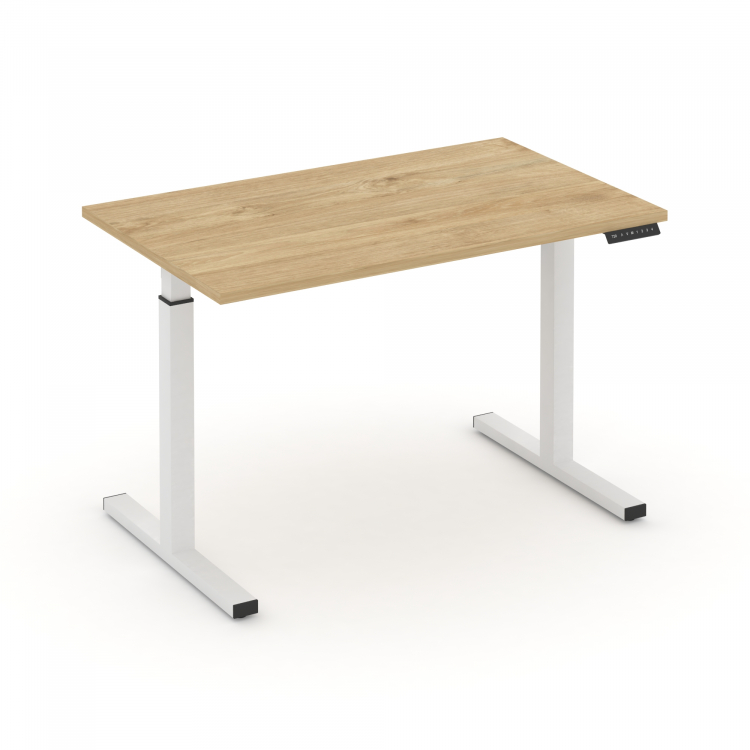 Move up Стол электроподъемный MV.SE-2.7 Тиквуд Светлый/Металл Белый 1180*720*720-1190