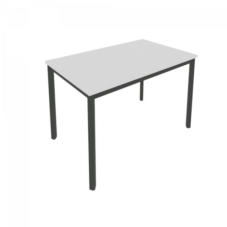 Slim Стол письменный на металлокаркасе С.СП-4 Серый/Металл Антрацит 1180*720*750