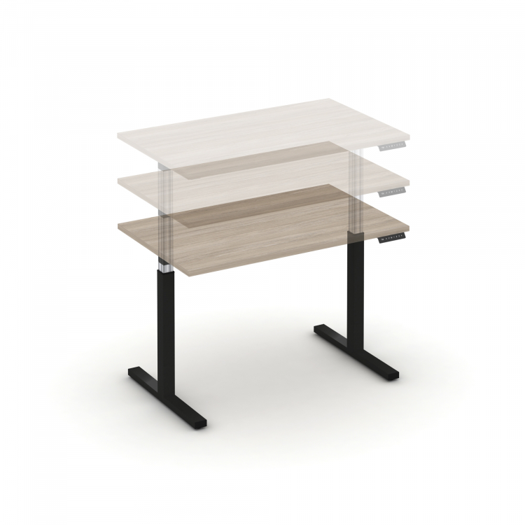 Move up Стол электроподъемный MV.SE-2.7 Дуб Аттик/Металл Антрацит 1180*720*720-1190
