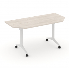 X-Pull Стол складной мобильный X.M-7.T2 Денвер Светлый/Металл Белый 1580*720*753