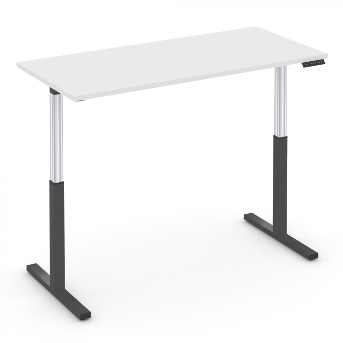 Move up Стол электроподъемный MV.SE-4.7 Белый Бриллиант/Металл Антрацит 1580*720*720-1190