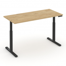Move up Стол электроподъемный MV.SE-4.7 Тиквуд Светлый/Металл Черный 1580*720*720-1190
