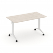 X-Pull Стол складной мобильный X.M-3.7 Денвер Светлый/Металл Белый 1380*720*753