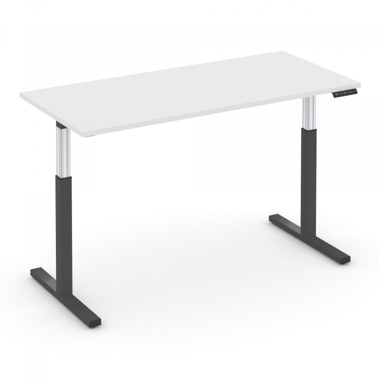 Move up Стол электроподъемный MV.SE-4.7 Белый Бриллиант/Металл Антрацит 1580*720*720-1190