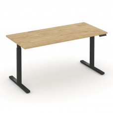 Move up Стол электроподъемный MV.SE-4.7 Тиквуд Светлый/Металл Черный 1580*720*720-1190