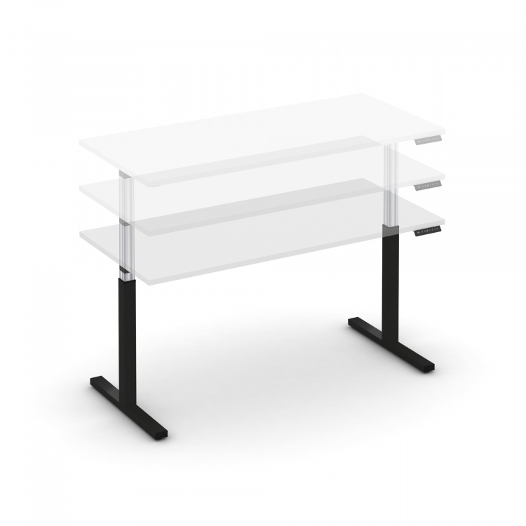 Move up Стол электроподъемный MV.SE-4.7 Белый Бриллиант/Металл Антрацит 1580*720*720-1190
