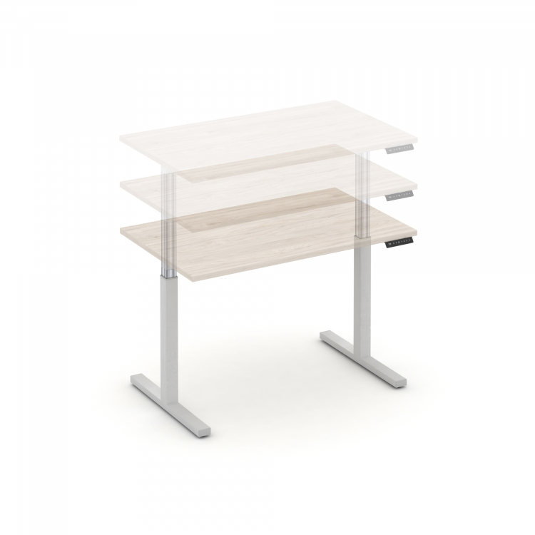 Move up Стол электроподъемный MV.SE-2.7 Денвер Светлый/Металл Белый 1180*720*720-1190