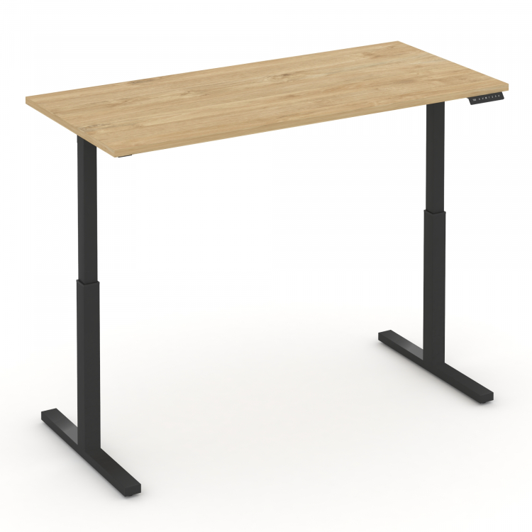 Move up Стол электроподъемный MV.SE-4.7 Тиквуд Светлый/Металл Черный 1580*720*720-1190