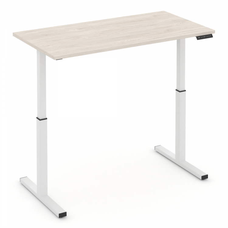Move up Стол электроподъемный MV.SE-3.7 Денвер Светлый/Металл Белый 1380*720*720-1190