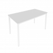 Slim Стол письменный на металлокаркасе С.СП-5 Серый/Металл Белый 1380*720*750