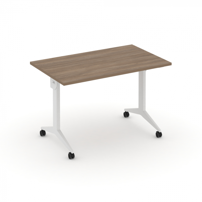 Икс пулл Стол складной мобильный X.M-2.7 Дуб Аризона/Металл Белый 1180*720*753