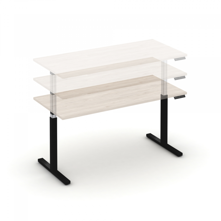 Move up Стол электроподъемный MV.SE-4.7 Денвер Светлый/Металл Черный 1580*720*720-1190