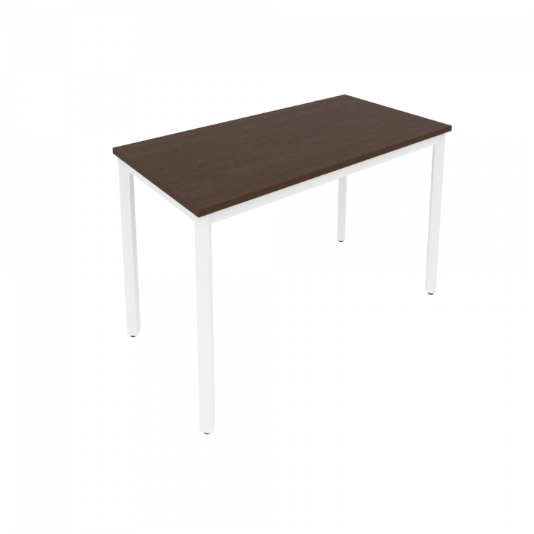 Slim Стол письменный на металлокаркасе С.СП-4.1 Венге Цаво/Металл Белый 1180*600*750