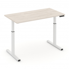 Move up Стол электроподъемный MV.SE-3.7 Денвер Светлый/Металл Белый 1380*720*720-1190