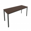 Slim Стол письменный на металлокаркасе С.СП-6.1 Венге Цаво/Металл Антрацит 1580*600*750