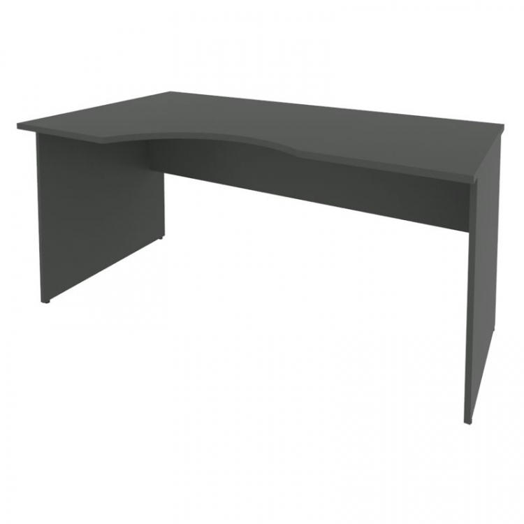 Riva Стол криволинейный левый А.СА-1 (L) Антрацит 1600*900*750
