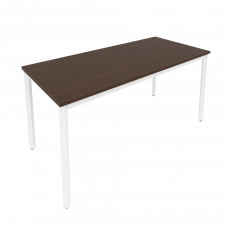 Slim Стол письменный на металлокаркасе С.СП-6 Венге Цаво/Металл Белый 1580*720*750