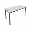 Slim Стол письменный на металлокаркасе С.СП-5.1 Серый/Металл Антрацит 1380*600*750
